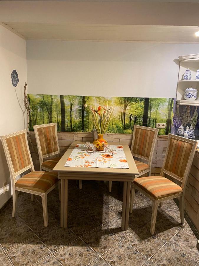 Grosse Helle Wohnung Am Wald In Bad Saarow Nahe Gruenheide Und Berlin Souterrain Exteriér fotografie